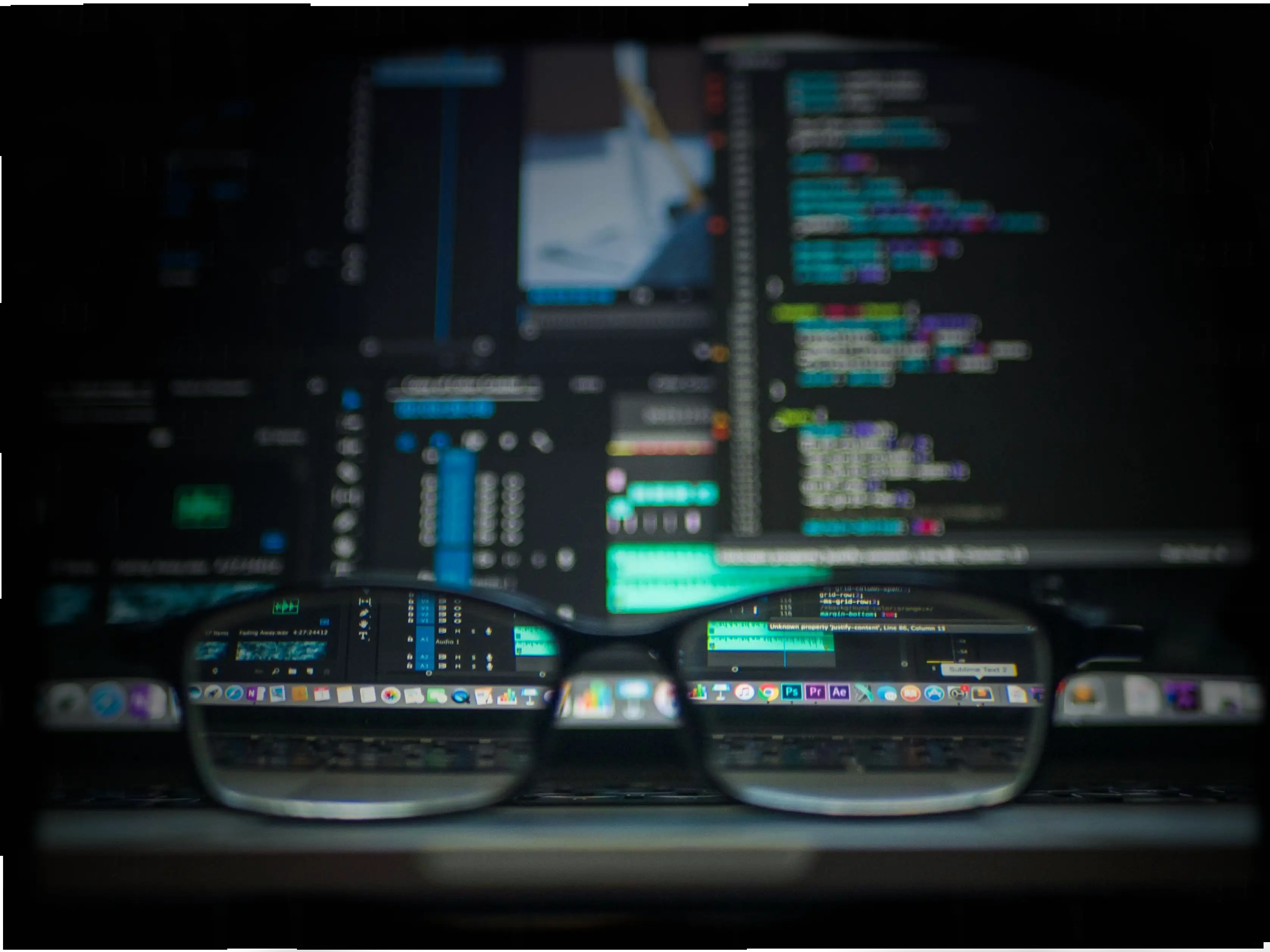 Lentes y Computadora - Daniel Hung